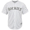 Colorado Rockies Majestic Big & Tall Cool Base Team Jersey - White/Purple