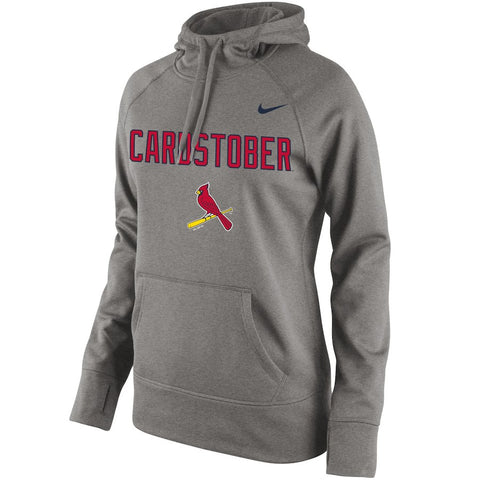 St. Louis Cardinals Women's 2015 Local Playoff Pullover Hoodie - Gray