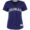 Colorado Rockies Majestic Women's Cool Base Jersey - Purple