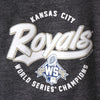 Kansas City Royals Soft as a Grape Women's Plus Size 2015 World Series Full-Zip Hoodie - Black