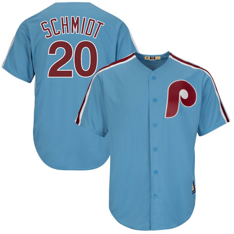 Mike Schmidt Philadelphia Phillies Majestic Cooperstown Player Cool Base Jersey