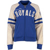 Kansas City Royals G-III Sports by Carl Banks Women's Wild Card Varsity Full-Zip Jacket - Royal/Gold