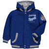 Kansas City Royals Youth JH Design 2015 World Series Champions Fleece Jacket - Royal/Gray