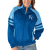 Kansas City Royals G-III Sports by Carl Banks Women's Baseline Track Jacket - Royal