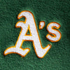 Oakland Athletics Columbia Crosslight II Omni-Heat Half-Zip Jacket - Green
