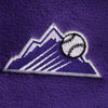 Colorado Rockies Columbia Crosslight II Omni-Heat Half-Zip Jacket - Purple