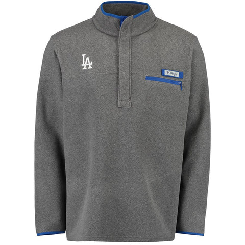 Los Angeles Dodgers Columbia Harborside Jacket - Charcoal
