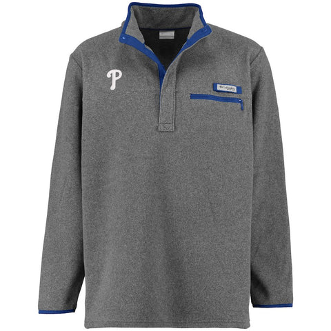 Philadelphia Phillies Columbia Harborside Jacket - Charcoal
