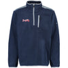 Atlanta Braves Columbia Crosslight II Omni-Heat Half-Zip Jacket - Navy