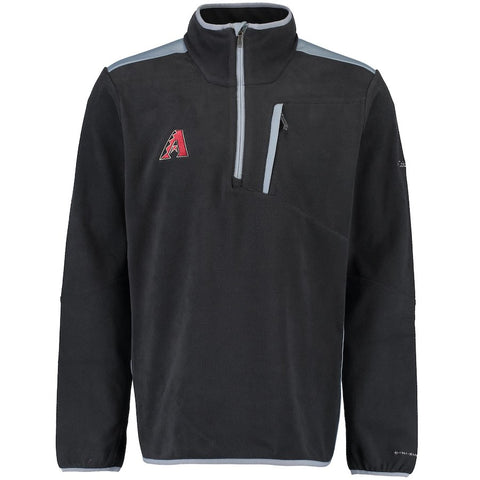 Arizona Diamondbacks Columbia Crosslight II Omni-Heat Half-Zip Jacket - Charcoal