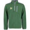 Oakland Athletics Columbia Crosslight II Omni-Heat Half-Zip Jacket - Green