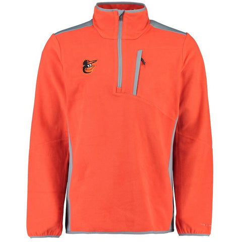 Baltimore Orioles Columbia Crosslight II Omni-Heat Half-Zip Jacket - Orange