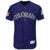 Colorado Rockies Majestic Alternate 2016 Spring Training Flex Base Authentic Collection Team Jersey - Purple