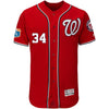 Bryce Harper Washington Nationals Majestic Alternate 2016 Flex Base Authentic Collection On-Field Spring Training Player Jersey - Scarlet