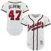 Tom Glavine Atlanta Braves Mitchell & Ness Throwback Authentic Jersey - White