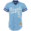 George Brett Kansas City Royals Mitchell & Ness Throwback Authentic Jersey - Light Blue
