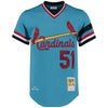 Willie McGee St. Louis Cardinals Mitchell & Ness Authentic Jersey - Light Blue