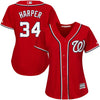 Bryce Harper Washington Nationals Majestic Women's Cool Base Player Jersey - Red