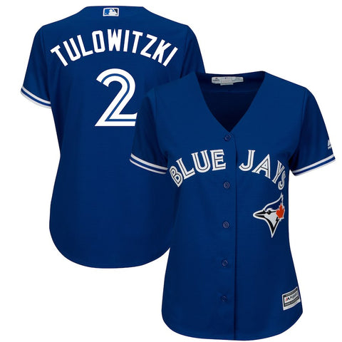 Troy Tulowitzki Toronto Blue Jays Majestic Women's Cool Base Player Jersey