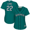 Robinson Cano Seattle Mariners Majestic Women's Cool Base Player Jersey