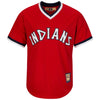 Cleveland Indians Majestic Big & Tall Cooperstown Cool Base Jersey - Red