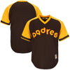 San Diego Padres Majestic Big & Tall Cooperstown Cool Base Jersey - Brown