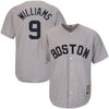 Ted Williams Boston Red Sox Majestic Big & Tall Cooperstown Cool Base Player Jersey - Gray