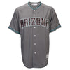 Arizona Diamondbacks Majestic Official Cool Base Jersey - Gray/Teal