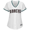 Arizona Diamondbacks Majestic Women's Cool Base Jersey - White/Teal