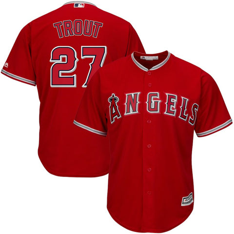 Mike Trout Los Angeles Angels Majestic Alternate Big & Tall Cool Base Player Jersey