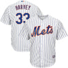 Matt Harvey New York Mets Majestic Big & Tall Official Cool Base Player Jersey - White/Royal