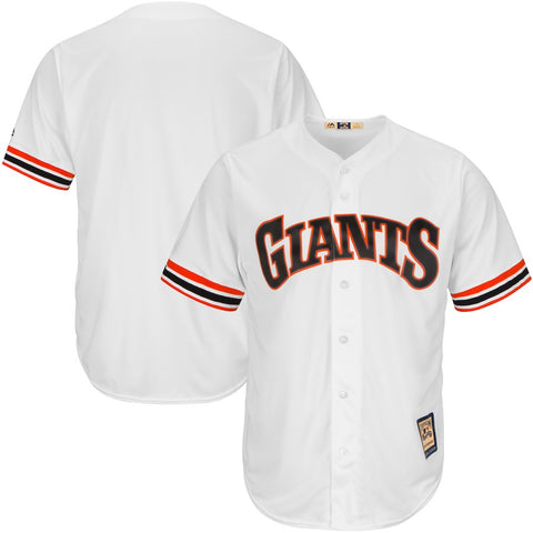 San Francisco Giants Majestic Big & Tall Cooperstown Cool Base Jersey - White