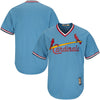 St. Louis Cardinals Majestic Big & Tall Cooperstown Cool Base Jersey - Light Blue