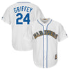 Ken Griffey Jr. Seattle Mariners Majestic Big & Tall Alternate Cool Base Replica Player Jersey - Green