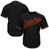Baltimore Orioles Majestic Big & Tall Pop Fashion V-Neck Jersey - Black