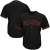 San Francisco Giants Majestic Big & Tall Pop Fashion V-Neck Jersey - Black