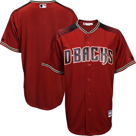 Arizona Diamondbacks Majestic Official Cool Base Jersey - Sedona Red/Black