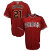 Zack Greinke Arizona Diamondbacks Majestic Official Cool Base Player Jersey - Sedona Red/Black