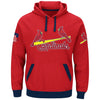 St. Louis Cardinals Majestic Big & Tall Third Wind Hoodie - Red