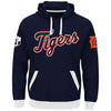 Detroit Tigers Majestic Big & Tall Third Wind Hoodie - Navy
