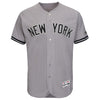 New York Yankees Majestic Road Flex Base Authentic Collection Team Jersey - Gray