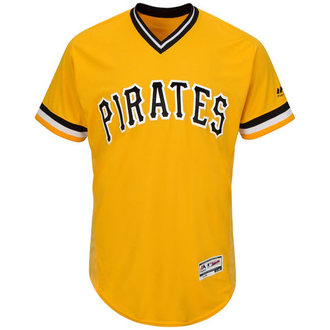 Pittsburgh Pirates Majestic Alternate Flex Base Authentic Collection Team Jersey - Gold