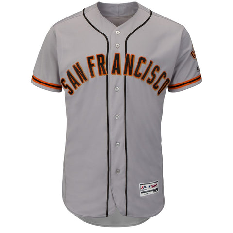 San Francisco Giants Majestic Road Flex Base Authentic Collection Team Jersey