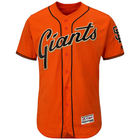 San Francisco Giants Majestic Alternate Flex Base Authentic Collection Team Jersey - Orange