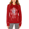 Washington Nationals Soft as a Grape Women's Batting Practice Long Sleeve Funnel Neck Sweatshirt - Red