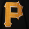 Pittsburgh Pirates Stitches Pullover Fleece Hoodie with Contrast Hood - Black