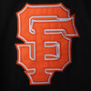 San Francisco Giants Stitches Pullover Fleece Hoodie with Contrast Hood - Black
