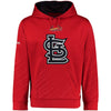 St. Louis Cardinals Stitches Pullover Fleece Hoodie with Contrast Hood - Red