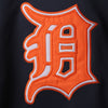 Detroit Tigers Stitches Pullover Fleece Hoodie with Contrast Hood - Navy