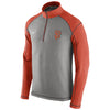 San Francisco Giants Dri-FIT Touch Fleece Half-Zip Sweatshirt - Gray/Orange